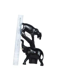 Tembo na Chui Mtini/Elephant and Leopard on the Tree