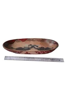 Plate with Elephant Decoration