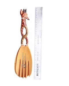 Salad Spoon Wooden Giraffe